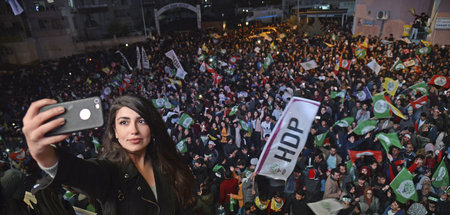 HDP-Veranstaltung zu den Kommunalwahlen in Diyarbakir (31.3.2019...