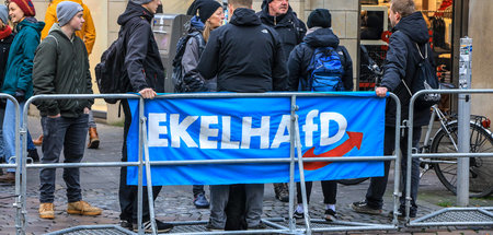 Kundgebung gegen den AfD-Parteitag in Münster (11.1.2020)