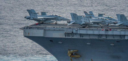Der Flugzeugträger USS Theodore Roosevelt