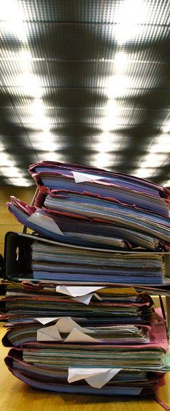 Hauptbeschäftigung im »Stellenpool«: Akten wälzen