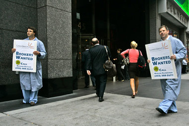 16.09.2008 in der Wall Street. Hobsbawm: »Die derzeitige Finanzk...