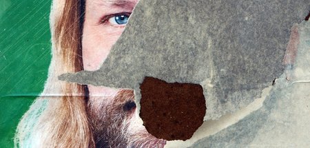 Kein »Abbild des Elektorats«: Zerstörtes Wahlplakat mit dem grün...