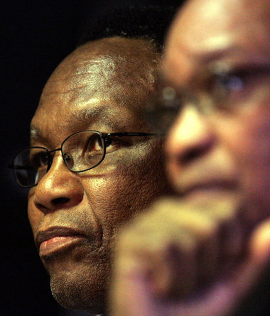 Südafrikas designierter Präsident Motlanthe (links), ANC-Chef Zu... Südafrikas designierter Präsident Motlanthe (links), ANC-Chef Zu...