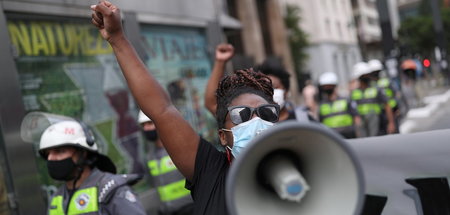 Proteste in São Paulo gegen den ultrarechten Präsidenten Bolsona...