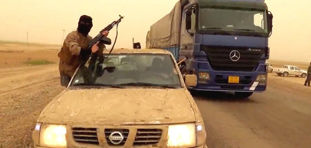 Keine Staatsgrenzen, aber Grenzschutz: »IS«-Kämpfer in der iraki...