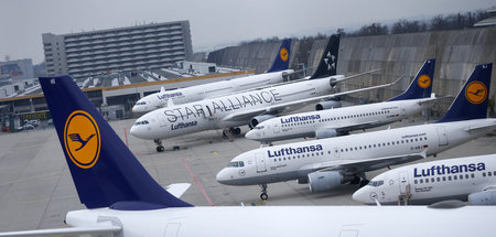 Schwer geplagt von Corona ist auch die Lufthansa (hier ein Bild ...