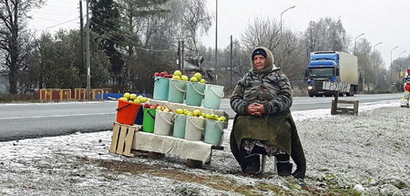 Tjotja Nina verkauft Äpfel an der Straße: »10.000 Kilometer Russ...