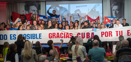 Solidarität mit Kuba während der Internationalen Rosa-Luxemburg-...