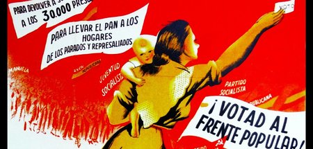 Wählt die Volksfront! Wahlplakat des PCE 1936
