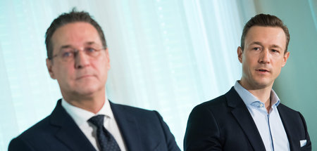 Skandaltypen: Exvizekanzler Heinz-Christian Strache (l.) und Fin...