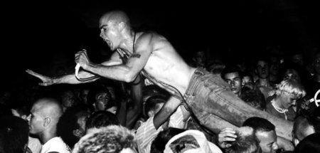 Physische Arbeit: Rollins in seiner Zeit bei Black Flag
