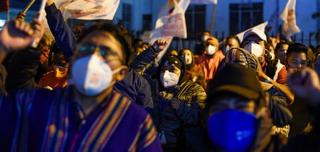 Befürchten ähnliches wie 2019 in Bolivien: Unterstützer des Link...
