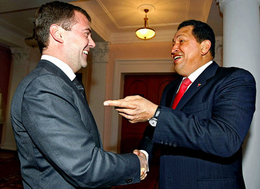 Gute Stimmung: Chávez trifft Medwedew am Freitag in Orenburg im ... Gute Stimmung: Chávez trifft Medwedew am Freitag in Orenburg im ...