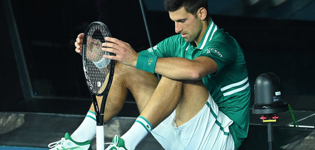 Hört Phantome klatschen: Novak Djokovic