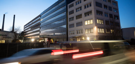 Das Lidl-Verwaltungsgebäude in Neckarsulm, in dem es am Mittwoch