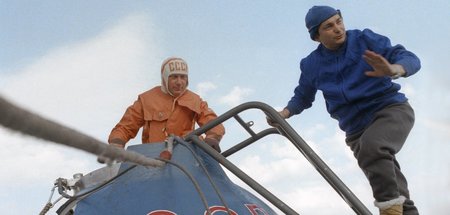 Die Kosmonauten Sigmund Jähn und Waleri Bykowski