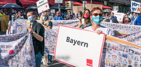 Immer am Limit, immer mies entlohnt: Protest von Pflegekräften (...