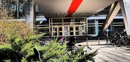 Das ND-Gebäude in Berlin-Friedrichshain