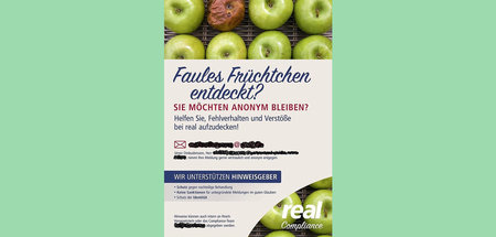 Das Motiv des Plakats aus den Pausenräumen von Real