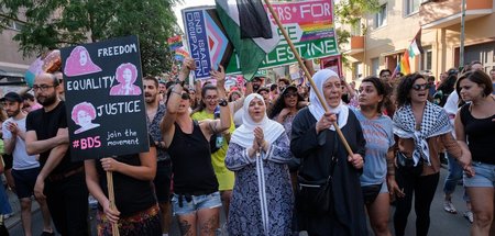 Die israelische Besatzung beenden: De­monstration in ­Solidaritä...