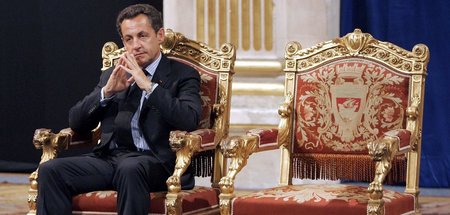 »Nur der Republik dienen«: Nicolas Sarkozy, damals Staatschef Fr...