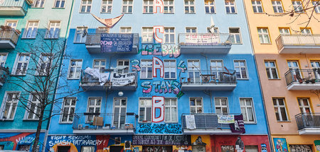Objekt der Begierde von Immobilienspekulanten: Rigaer Straße 94 ...