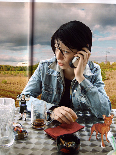 Die Sängerin und Komponistin Eva Jantschitsch (Gustav)