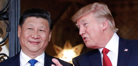 Auch die Trump-Jahre begannen mit einem Spitzentreffen: Donald T