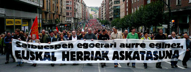 Linke Unabhängigkeitsbewegung im spanischen Baskenland mobilisie... Linke Unabhängigkeitsbewegung im spanischen Baskenland mobilisie...
