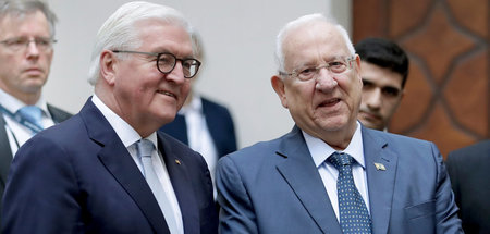 Gemeinsam gegen den Iran: Bundespräsident Steinmeier mit seinem ...