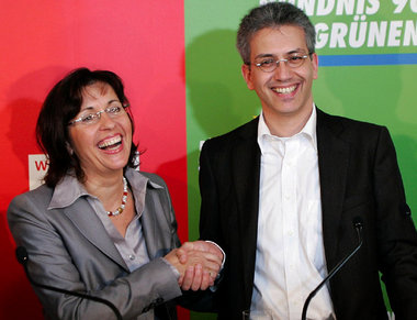 »Weitgehend einig«: SPD-Landeschefin Andrea Ypsilanti und Grünen... »Weitgehend einig«: SPD-Landeschefin Andrea Ypsilanti und Grünen...