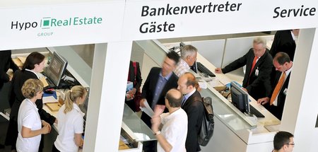 Aufräumen nach Pleite in der Finanzkrise: HRE-Aktionäre bei Haup...