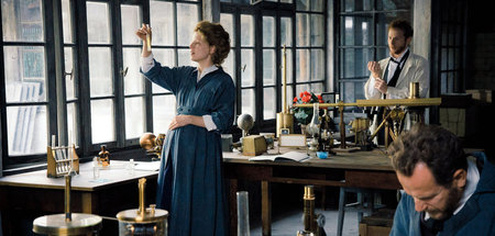 Selbst während ihrer Schwangerschaft im Labor: »Marie Curie«
