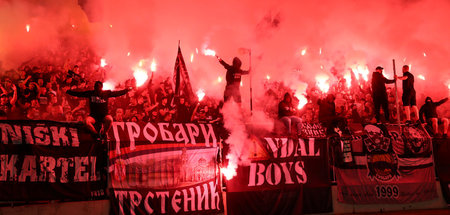 Explosive Mischung: Der Partizan-Fanblock