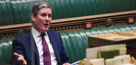 Seit einem Jahr Chef der Labour-Partei in Großbritannien: Sir Ke...