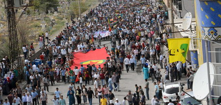 Trauermarsch in Cizre (13.9.2015)