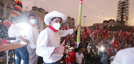 Trotz Fokus auf die Landbevölkerung: Auch in der Hauptstadt Lima...