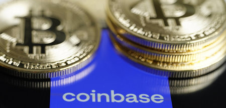 Mit Coinbase ist der wichtigste Bitcoin-Händler am Mittwoch in N...