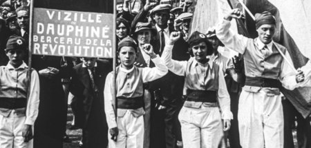 Der Front Populaire am 14. Juli 1936 in Paris