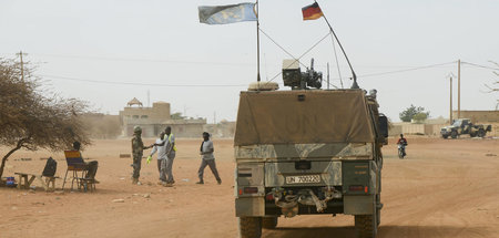 Bundeswehr patrouilliert in der malischen Stadt Gao