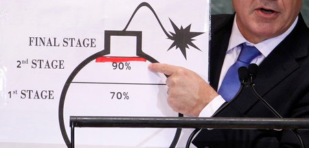 Immer wieder gern beschworen: Das iranische Atomprogramm, das si...