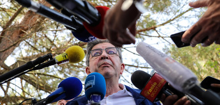 Wähnt sich im Mittelpunkt eines linken Bündnisses: Jean-Luc Méle...
