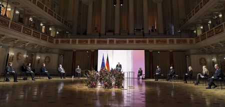 Offizielle Gedenkveranstaltung am Sonntag im Konzerthaus am Berl...