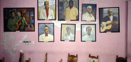 Nicht zu jazzy: Konterfeis bekannter Son-Musiker in Santiago de ...