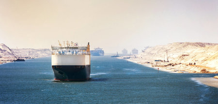 Der Suezkanal ist einer der neuralgischen Punkte der Weltwirtsch...