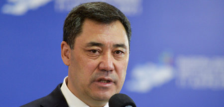 Kirgistans Präsident Sadyr Schaparow