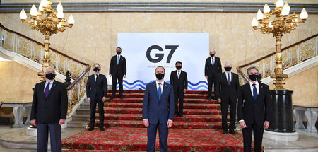 Keinen Schritt näher: Die G-7-Außenminister in London, Blinken (