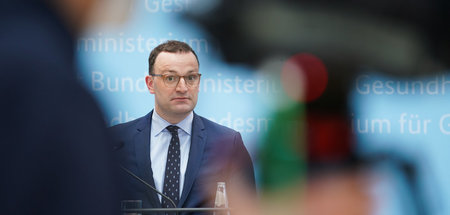 Bundesgesundheitsminister Jens Spahn (CDU) am Donnerstag abend