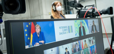 Und tschüs: Für die »Klimakanzlerin« (l.) war es am Donnerstag d...