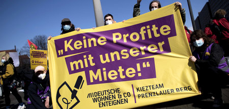 Die Initiatoren von »Deutsche Wohnen und Co. enteignen« stellen ...